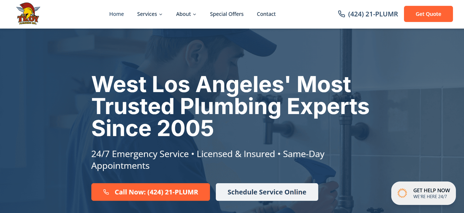 Troy Plumbing — AI Voice Receptionist